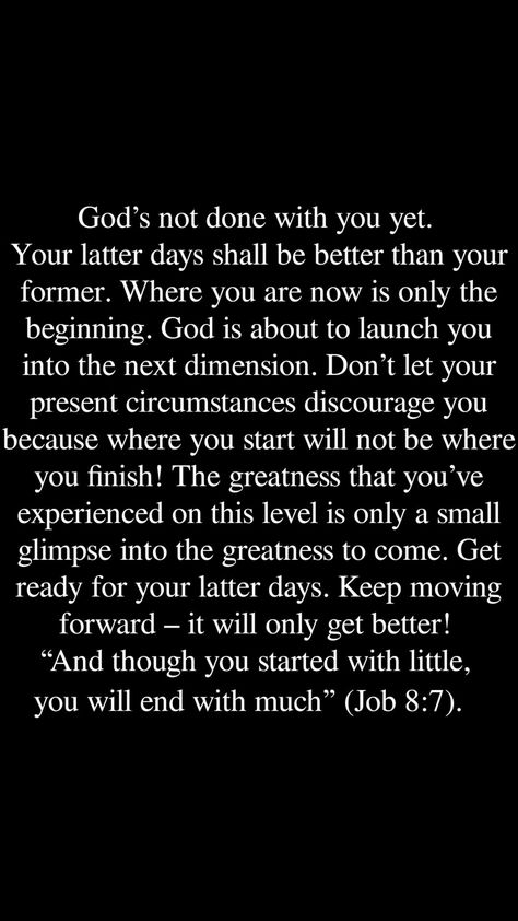 God Is Not Finished With Me Yet, Quotes About Finishing What You Started, Prayer Verses, Quotes God, Jesus Christus, Prayer Scriptures, Better Days, Ideas Quotes, Prayer Quotes