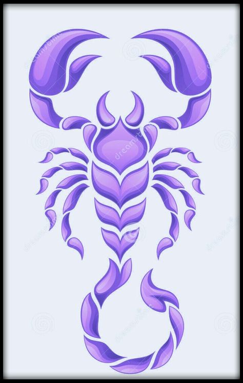 Purple Scorpion Simple Scorpion Drawing, Cute Scorpion Drawing, How To Draw A Scorpion, Scorpion Template, Scorpion Drawing Simple, Scorpion Tattoo Drawing, Cartoon Scorpion, Drawing Scorpion, Scorpion Tattoo Feminine