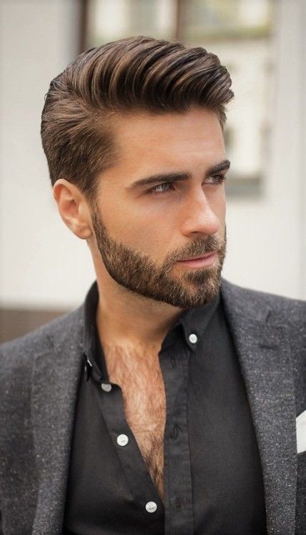 #fashion, #style, #outfitinspiration, #beauty Trending Mens Haircuts, Modern Beard Styles, Gentleman Haircut, Short Hair With Beard, Mens Haircuts Medium, Mens Hairstyles With Beard, Gents Hair Style, Mens Hairstyles Medium, Mens Hairstyles Thick Hair