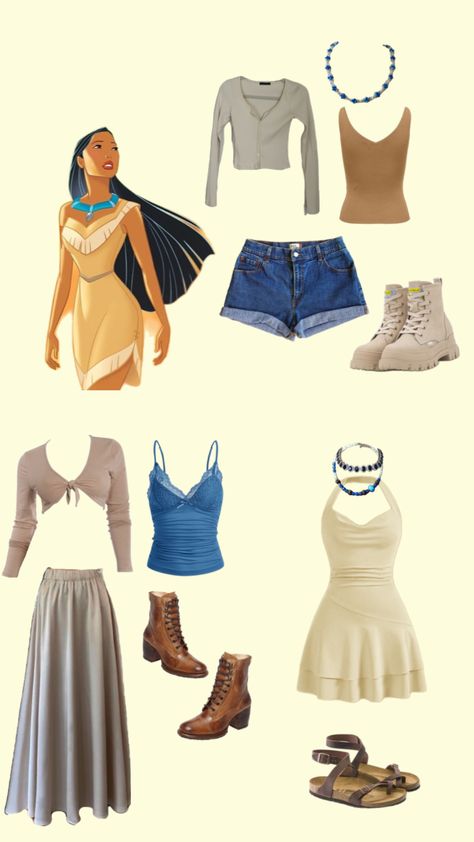 #pocahontas#aesthetic #outfit#clothes Pocahontas Aesthetic, Pocahontas Halloween, Pocahontas Outfit, Disney Princess Inspired Outfits, Disney Princess Pocahontas, Princess Pocahontas, Princess Inspired Outfits, Disney Pocahontas, Princess Inspired