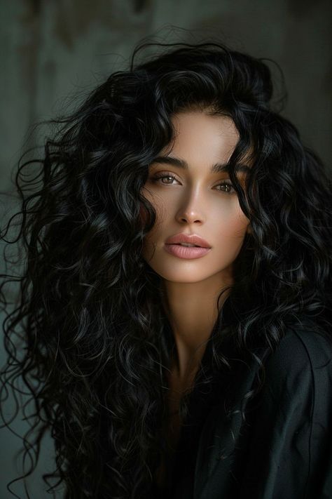 Hair Care Routine Daily, Hairstyles For Thick Hair, Hair Color Dark, Winter Hairstyles, Long Curly Hair, Long Curly, Great Hair, Big Hair, Stay Cozy