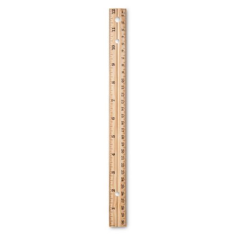 Wood Ruler 12" - Up&Up Math Binder, Wood Ruler, Wooden Ruler, Inch Ruler, Paper Mate, Pencil Cup, Buy Wood, Screwdriver Set, Back To School Supplies