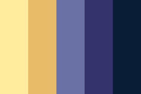 Stars Color Palette, Star Color Palette, Color Names Chart, Flat Color Palette, Palette Challenge, Color Design Inspiration, Email Examples, Night Stars, Cool Color Palette