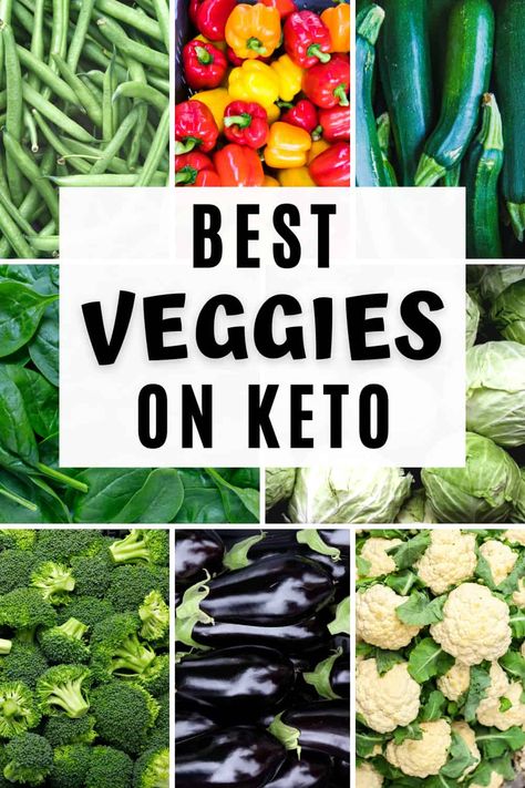 Best Vegetables on Keto Keto doesn't mean all the bacon and butter you can eat. Take a look at what an important role veggies on Keto play! #ketoveggies #ketovegetables #lowcarbveggies Veggies On Keto, Keto With Vegetables, Keto Friendly Veggies, Best Keto Vegetables, Best Keto Vegetable Recipes, Carb Free Vegetables, Keto Approved Vegetables, Keto Vegetables List, Vegetables Low In Carbs