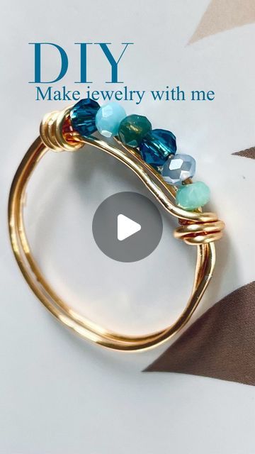 Wire Wrapped Jewelry Rings, Handmade Rings Tutorial, Easy Jewelry Making Ideas, Cincin Diy, Copper Jewelry Diy, Wire Rings Tutorial, Aluminum Wire Jewelry, Copper Wire Crafts, Diy Wire Jewelry Rings