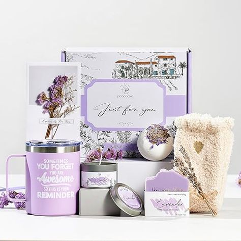 Mothers Day Gift Set Mothers Day Card Mothers Day Gift Ideas Mothers Day Gift Ideas Mothers Day Flowers Mothers Day Spa Baskets, Gift Basket For Women, Spa Basket, Unique Gift Baskets, Lavender Spa, Lavender Gifts, Gift Baskets For Women, Spa Gift Basket, Purple Gift