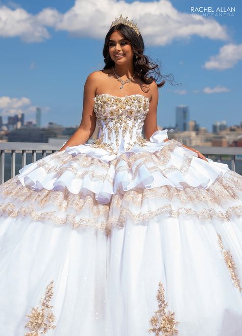 White quinceanera dresses