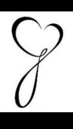 "J" Tattoos, Tattoo Letter J, Heart Tattoo, J Letter Tattoo, Letter J Tattoos… Letter G Tattoo Ideas, Cursive J Tattoo, Letter G Tattoo, Letter J Tattoo, Cursive J, J Tattoo, G Tattoo, Herz Tattoo, Tattoo Heart