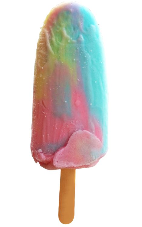 Homemade Ice Crem Paddle Pop, Rainbow Ice Cream, Frozen Snack, Food Png, Ice Lolly, Rainbow Sprinkles, Gummy Bears, Pastel Rainbow, Cute Food