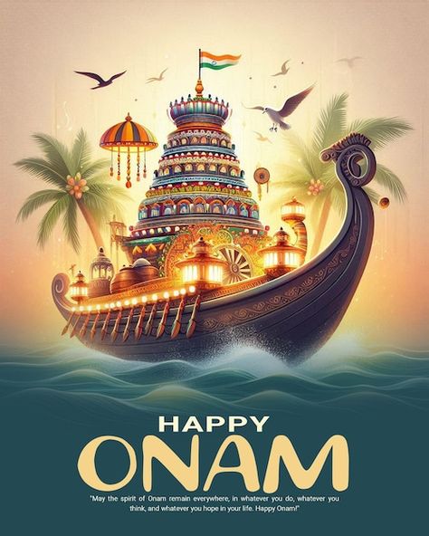 Onam Celebration, Happy Onam, Psd Files, Media Post, Social Media Post, Graphic Resources, Invitation Template, Social Media, Things To Sell