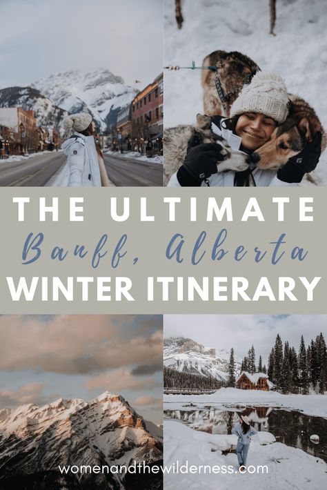 In this ultimate Banff winter guide you will find all of the most epic adventures, delicious eats and cozy spots to rest your head. Banff Fairmont Hotel, Banff In February, Christmas In Banff, Banff Itinerary Winter, Banff In December, Revelstoke Bc Winter, Banff Winter Itinerary, Winter In Banff, Banff In November