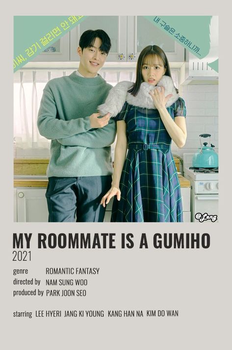 My Roommate is A Gumiho kdrama wall poster indie My Roommate Is A Gumiho Poster, Kdrama My Roommate Is A Gumiho, My Roommate Is A Gumiho Kdrama, My Roomate Gumiho, Dinner Mate Kdrama, High School Korean Drama, Kdrama Posters, W Kdrama, Kdrama Recommendation