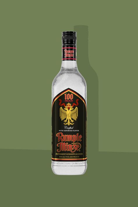 Rumple Minze Peppermint Schnapps Review Rumple Minze, Spiked Hot Cocoa, Peppermint Schnapps, York Peppermint Patty, Fuzzy Navel, Junior Mints, Frat Coolers, Seasonal Drinks, Cocktail Serving