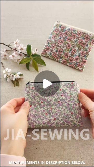 Sewing Money Pouch, Hand Pouch Bag, Sewing Pouches And Bags Diy Tutorial, Diy Mini Pouch, Diy Pouch Bag, Diy Wallet Pattern, Minji Kim, Pochette Diy, Diy Pouch