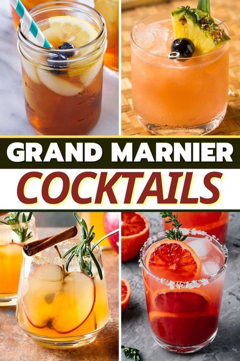 Fruity, fun, and flirty, these Grand Marnier cocktails are a guaranteed good night. From margaritas to mimosas to champagne punch, you'll want to try them all. Recipes Using Grand Marnier, Drinks With Grand Marnier Cocktails, Cocktails With Grand Marnier, Grand Marnier Drinks Cocktails, Grand Marnier Recipes, Drinks With Grand Marnier, Gran Marnier Drinks, Grand Marnier Drinks, Grand Marnier Margarita