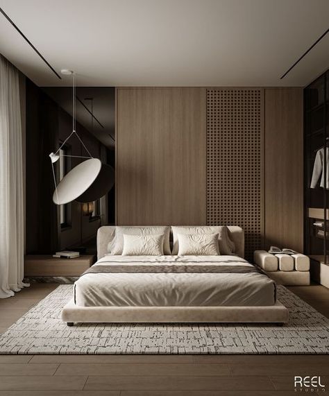 Reel Studio on Instagram: "Master Bedroom Design ​ Located in Saudi Arabia ​ You can check the Full project here ​ https://www.behance.net/gallery/193524433/Master-Bedroom-Design ​ Check our designs and social platforms here :​ https://linktr.ee/reelstudiodesign contact us WhatsApp : +2 01068750348​ ​ ​ ​ ​ ​ ​ ​ ​ ​ ​ ​ ​ ​ ​ ​ ​ ​ ​+2 01112004119​ Gmail : Reel.Studio123000@gmail.com #masterbedroom #bedrooms #bedroomdesign #bedroomdecor #bedroomideas #interiordesigns #interiordesigner #interiordesignideas #saudiarabia #ksa #emirates #dubai #reelstudiodesign" Bedroom Inspirations Master Tropical, Platform Bedroom Design, Master Bedrooms Modern, Bedroom Design Styles, Platform Bedroom, Interior Design Masters, Bedroom Interior Design Luxury, Modern Platform Bed, Modern Bedroom Interior