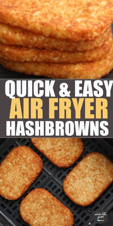 Frozen Hash Browns in Air Fryer Frozen Potato Patties In Air Fryer, Frozen Hashbrown Patties In Air Fryer, Air Fryer Hashbrowns Patties, Reheating Food In Airfryer, Air Fry Frozen Hashbrown Patties, Airfry Hashbrown Patties, Airfryer Hashbrowns Frozen, Hash Brown Patties In Air Fryer, Hash Brown In Air Fryer