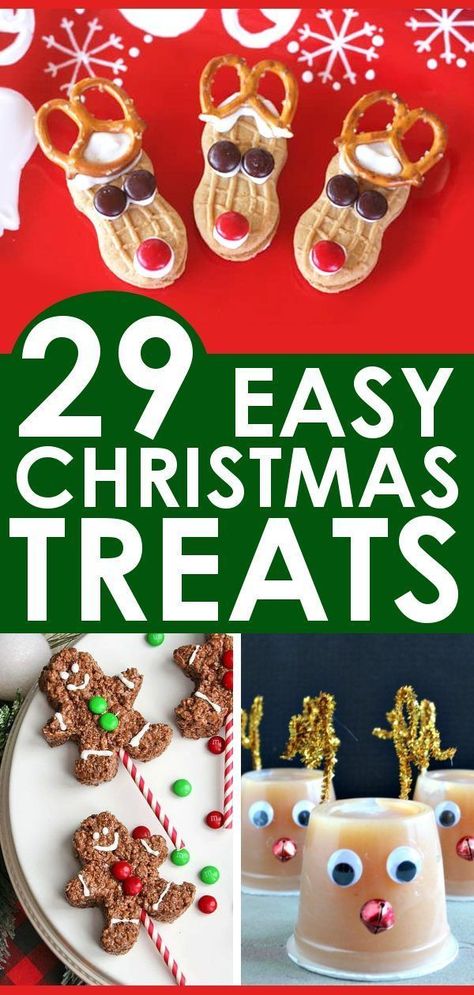 Creating fun Christmas treats for kids shouldn't take hours of work. Here are 29 quick and easy Christmas snacks that are perfect for lunches, classroom parties, or just because! Whether you’re looking for something healthy, easy, or just plain fun, this list has the perfect holiday treat for you! Fun Christmas Snacks, Easy Xmas Dessert, Christmas Snacks For Kids, Easy Christmas Snacks, Fun Christmas Treats, Christmas Treats For Kids, Kids Christmas Treats, Marshmallow Hats, Christmas Snacks Easy