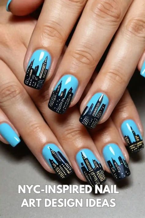 From Bali to Paris: 15 Travel-Inspired Nail Art Ideas | Travoal Dubai Trip, Art Theme, Carnival Masks, Dubai Travel, City Landscape, Icy Blue, Cool Nail Designs, Nail Art Ideas, Travel Inspired