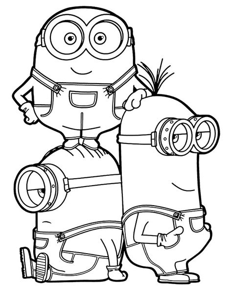 Pintar Disney, Minion Drawing, Minion Coloring Pages, Fargelegging For Barn, Minions Coloring Pages, Boy Coloring, The Minions, صفحات التلوين, Princess Coloring Pages