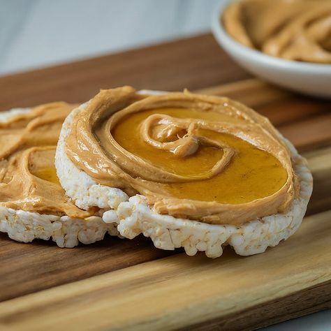 Easy Peanut Butter Rice Cakes Recipe - Instacart Rice Cakes Recipe, Rice Cake Recipes, Crunchy Peanut Butter, Butter Rice, Easy Peanut Butter, Rice Cakes, Breakfast Treats, Banana Bread, Peanut Butter