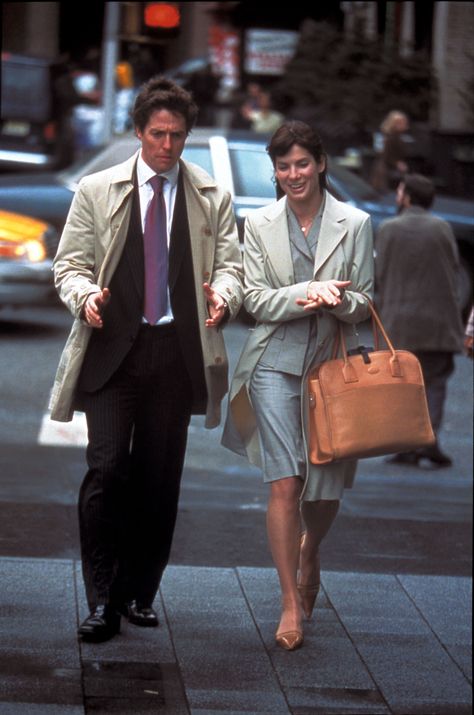 Two Weeks Notice. always loved her briefcase 2 Weeks Notice, Two Weeks Notice, Bridget Jones Diary, Hugh Grant, Bridget Jones, Love Film, Movie Couples, Movie Buff, Sandra Bullock