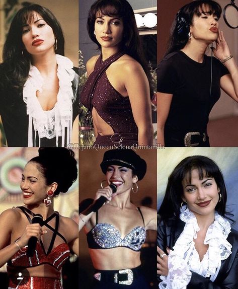 Jennifer Lopez Selena movie costumes Yolanda Saldivar, Being Disliked, Selena Quintanilla Makeup, Jennifer Lopez Selena, Selena Quintanilla Costume, Selena Movie, Jennifer Lopez Movies, Selena Costume, Selena Quintanilla Outfits