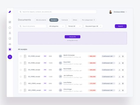 Hey 🙌🏼today I'm happy to share the document management functionality of the property management tool that allows property owners to maintain their property and tenants.Are you looking to build ... Management Design, Property Management Website Design Inspiration, Document Management, Document Management System, Ui Ux 디자인, List Design, Dashboard Ui, Job Board, Dashboard Design