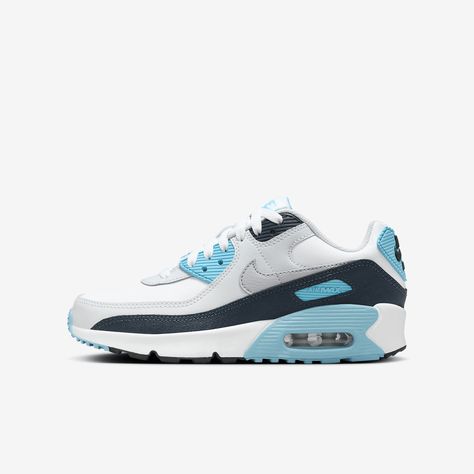 Nike Air Max 90 Big Kids' Shoes Airmax 90s, Low Porosity Natural Hair, Nike Air Max 90s, Air Max 90s, Low Porosity, Big Baby, Nike Shoes Air Max, Shoes Air, Shoe Inspo