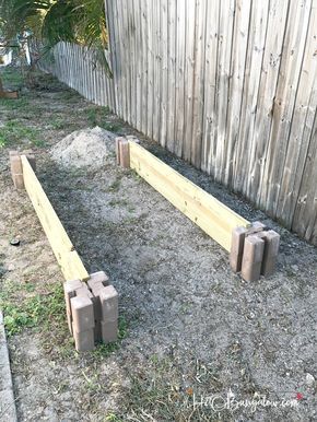 How to build a raised vegetable garden bed tutorial. Simple DIY steps, useful planting tips to make even the most novice raised bed gardener successful. Find over 450 more useful home improvement and home decor projects at H2OBungalow.com. Cinderblock Planter Raised Beds, Diy Greenhouses, Garden Trellis Designs, Bed Tutorial, Raised Garden Beds Diy Vegetables, Raised Vegetable Garden, Raised Gardens, Food Growing, Diy Steps