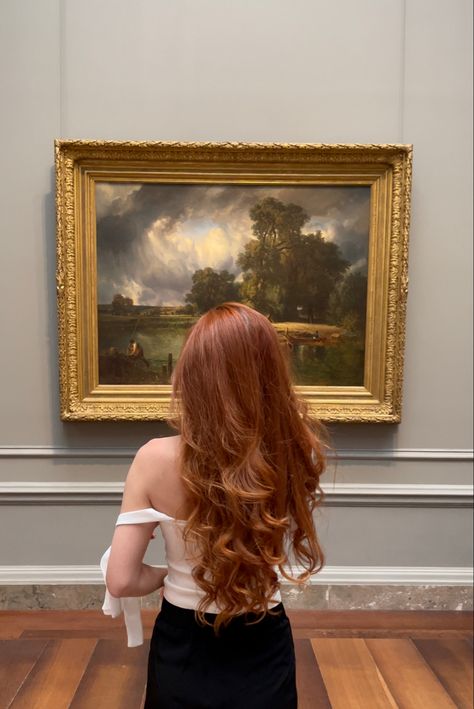 Died Red Hair, Hbic Aesthetic, Auburn Hair Aesthetic, Auburn Wavy Hair, Auburn Aesthetic, Evans Aesthetic, Ginger Hair Girl, Red Hair Inspo, Ginger Girls