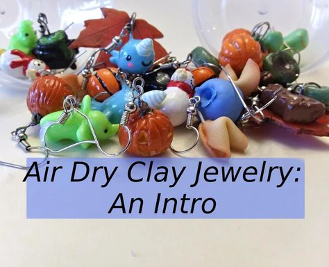 Air Dry Clay Earrings Diy Tutorials, Air Dry Clay Beads Diy, Air Dry Clay Charms Diy, Air Dry Clay Jewelry Diy, Air Dry Clay Earrings Diy, Dry Clay Jewelry, Air Dry Clay Charms, Air Dry Clay Jewelry, Air Dry Clay Earrings