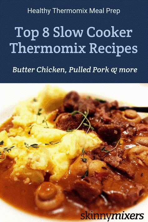 Thermomix Recipes Dinner Families, Ovenless Dinners, Healthy Thermomix Recipes, Best Thermomix Recipes, Skinnymixers Recipes, Slow Cooked Greek Lamb, Tm6 Recipes, Thermomix Recipes Dinner, Thermomix Healthy