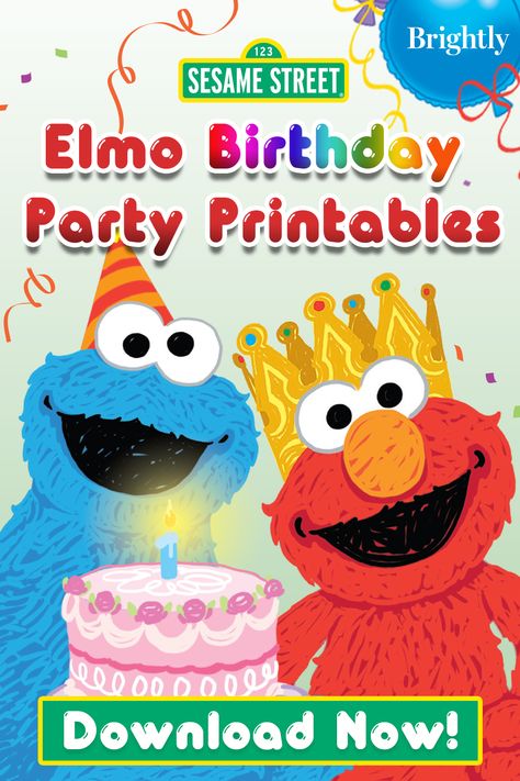 Celebrate your birthday with Elmo! Download and print this activity packet, then share it with your birthday guests for a day of Elmo-filled fun. Elmo Birthday Party Activities, Free Sesame Street Party Printables, Sesame Street Birthday Invitations Free, Sesame Street Free Printables, Elmo Party Games, Elmos World First Birthday, Elmo 1st Birthday Party, Elmo Birthday Party Girl, Diy Elmo Birthday Party