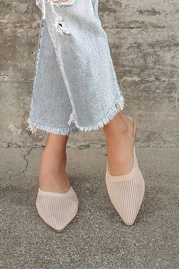 Cute Dresses, Tops, Shoes & Clothing for Women Office Outfits Women Casual, Mule Slides, Pointed Loafers, Office Casual Outfit, Turtleneck Sweater Dress, Womens Summer Shoes, Knit Turtleneck Sweater, Cute Sandals, Cheap Shoes