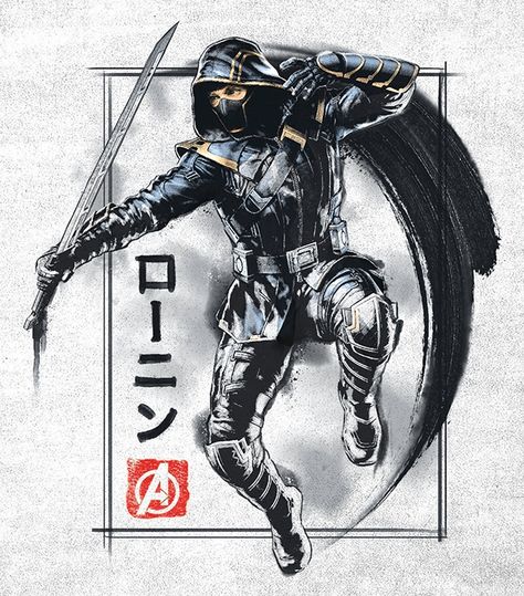 Marvel Ronin, Hawkeye Ronin, Mundo Marvel, Spiderman Ps4, Ninja Art, Clint Barton, Avengers Endgame, Lightning Mcqueen, Marvel Fan