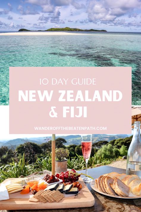 Dream Travel Destinations Bucket Lists, Fiji Honeymoon, Spring Travel Destinations, Fiji Airways, Trip To New Zealand, Fiji Travel, New Zealand Itinerary, New Zealand Travel Guide, Lake Wakatipu