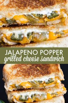 Jalapeno Popper Grilled Cheese Sandwich - Take your lunch to a whole new spicy level! Popper Grilled Cheese, Jalapeno Popper Grilled Cheese, Gourmet Grilling, Summer Sandwiches, Panini Recipes, Cheese Sandwich Recipes, Grilled Cheese Sandwiches, Best Grilled Cheese, Jalapeno Popper