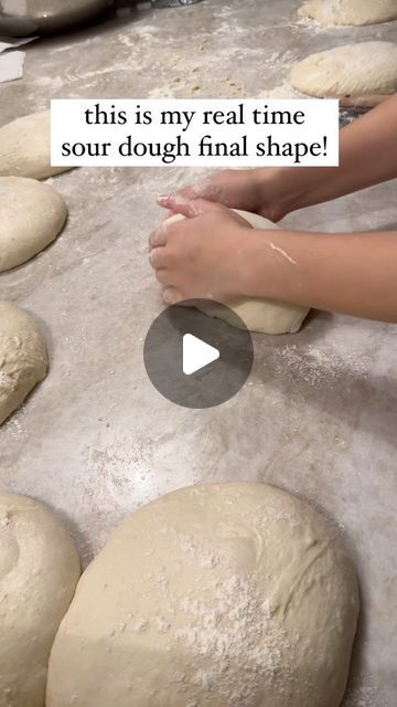 Kneading Sourdough Bread, How To Make Sourdough Bread Video, Shaping Bread Dough, How To Shape Sourdough Boule, Sourdough Bread Shaping, How To Shape Sourdough Bread, Sour Dough Score Designs, Bread Shaping Techniques, Sourdough Boule Scoring