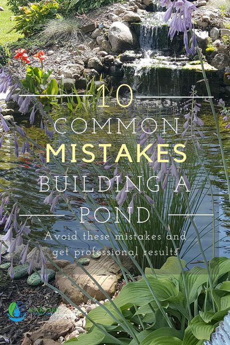 Build A Pond, Fish Ponds Backyard, Small Backyard Ponds, Diy Ponds Backyard, Pond Construction, Fish Pond Gardens, Patio Pond, Building A Pond, Natural Swimming Ponds