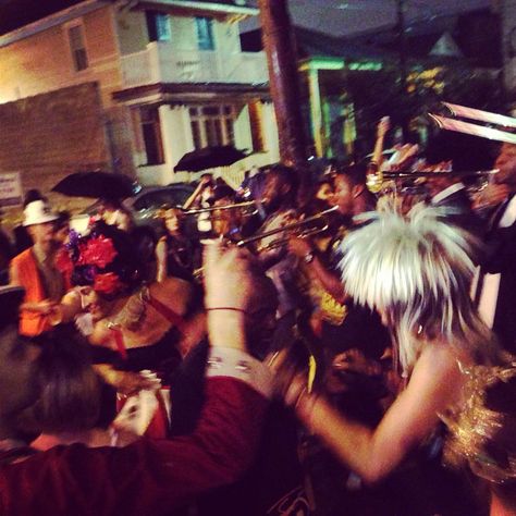 Frenchman Street in the French Quarter is a popular destination on Halloween for local residents. New Orleans Halloween Party, People Partying, New Orleans Halloween, Halloween Street, Nightlife Party, The French Quarter, Street Party, Big Easy, Party People