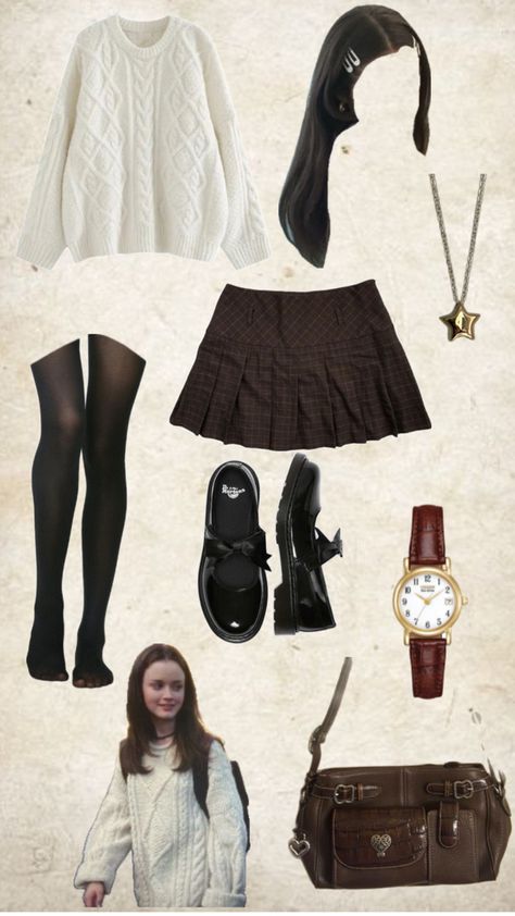 Gilmore girls Gilmore Girls Halloween Costume, Rory Gilmore Style, Gilmore Girls Fashion, Estilo Rory Gilmore, Gilmore Girls Outfits, Inspo Fits, Cozy Fall Outfits, Downtown Outfits, Rory Gilmore