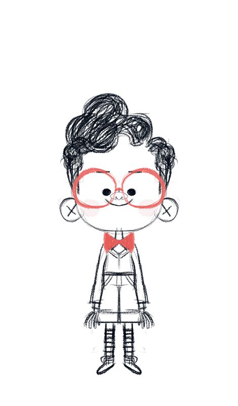 1930s little boy on Behance Cute Character Sketch, Nerd Drawing Reference, Cute People Illustration, Character Design With Glasses, Cute Boy Drawing Sketches, Color Pencil Character, 1930s Cartoons Style, Character Design Glasses, How To Draw A Cartoon Person