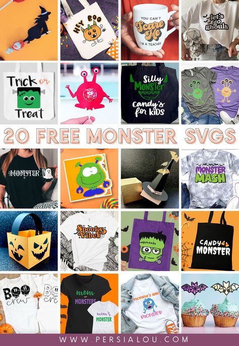 Monster Svg Free, Halloween Flying Witch, Monster Svg, Diy Halloween Treats, Halloween Treat Boxes, Monster Craft, Diy Tent, Monster Crafts, Teachers Halloween