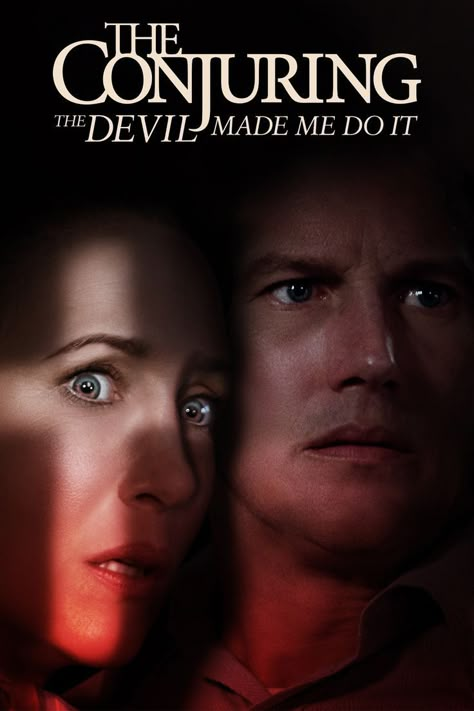 The Conjuring: The Devil Made Me Do It Conjuring Movie, Conjuring 3, Latest Hollywood Movies, Best Horror Movies, Horror Movie Posters, Movie Poster Art, Good Movies To Watch, Halloween Movies, Film Industry