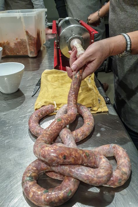 Lamb Sausages - Ang Sarap Lamb Sausage Recipes, Beef Snack Stick Recipe, Lamb Bacon, Lamb Sausage, Sausage Spices, Minced Lamb, Cured Meat Recipes, Homemade Chorizo, Homemade Jerky