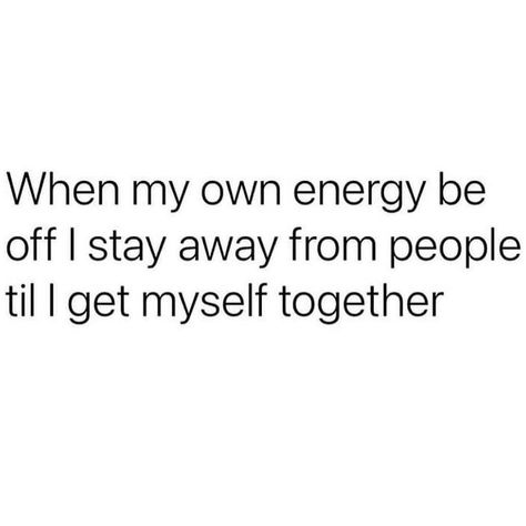 Deion 𓋹 on Instagram: “Can you relate ? ⁣⁣ ⁣⁣ I get distant when I feel my vibe is off. ⁣⁣⁣ I take time for myself when my energy is low. ⁣⁣⁣ ⁣⁣⁣ Don’t take my…” Feeling Myself Quotes, Distant Quotes, Adulting Quotes, Vibe Quote, Energy Quotes, My Energy, Soul Quotes, Real Talk Quotes, Deep Thought Quotes