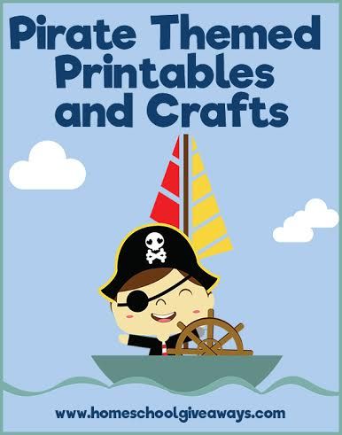 Pirate Themed Printables and Crafts Preschool Freebies, Pirate Printables, Summer School Crafts, Pirate Costumes, Pirate Crafts, Preschool Resources, Pirate Day, Montessori Ideas, Literacy Lessons