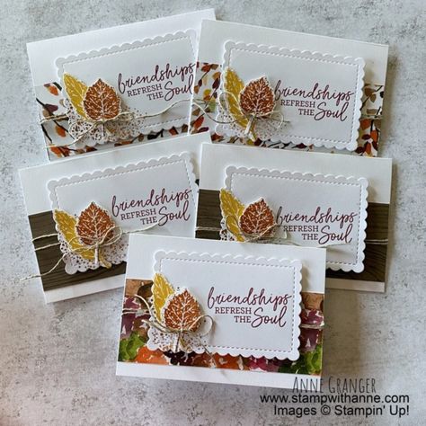 Fall Cards Handmade, Thanksgiving Cards Handmade, Fall Greeting Cards, Carte Halloween, Leaf Cards, Paper Crafts Card, Christmas Gift Card, Friendship Cards, Thanksgiving Cards