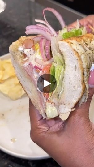 137K views · 4.1K reactions | Subway Turkey Sub on Italian Herb & Cheese Bread  at home 🥖⁣
⁣
Shopping list: ⁣
⁣
Fresh Italian bread ⁣
Italian shredded cheese ⁣
Honey roasted Turkey ⁣
Garlic & herb butter ⁣
Mayo ⁣
Lettuce ⁣
Tomato⁣
banana peppers ⁣
onions ⁣
Pepper Jack cheese ⁣
Jalapeños ⁣
Red wine vinegar ⁣
Salt pepper ⁣
Italian seasoning ⁣
Crushed red peppers ⁣
Lays chips ⁣
⁣
Enjoy ⁣
⁣
(via @kaykels__ )⁣
⁣
⁣
#BlackFoodieFinder⁣
⁣
—————————————————————⁣
𝗙𝗼𝗹𝗹𝗼𝘄 @𝗯𝗹𝗮𝗰𝗸𝗳𝗼𝗼𝗱𝗶𝗲𝗳𝗶𝗻𝗱𝗲𝗿 & 𝗱𝗼𝘄𝗻𝗹𝗼𝗮𝗱 𝗼𝘂𝗿 𝗮𝗽𝗽 𝗳𝗼𝗿 𝗯𝗹𝗮𝗰𝗸 𝗲𝗮𝘁𝗲𝗿𝘆, 𝗰𝗵𝗲𝗳𝘀, 𝗿𝗲𝗰𝗶𝗽𝗲𝘀 & 𝗺𝗼𝗿𝗲. ⁣#𝗕𝗙𝗙📍⁣
—————————————————————⁣
𝘍𝘰𝘳 𝘧𝘦𝘢𝘵𝘶𝘳𝘦𝘥 𝘴𝘶𝘣𝘮𝘪𝘴𝘴𝘪𝘰𝘯𝘴 & 𝘭𝘪𝘴𝘵𝘪𝘯𝘨, 𝘱𝘭𝘦𝘢𝘴𝘦 𝘴𝘦𝘦 𝘰𝘶𝘳 𝘸𝘦𝘣𝘴𝘪𝘵𝘦.⁣
===============================⁣
𝘍𝘪𝘯𝘥 𝘤 Herb Cheese Bread, Honey Roasted Turkey, Bread Italian, Lays Chips, Banana Peppers, Sub Sandwiches, Herb Cheese, Pasta Lover, Italian Bread